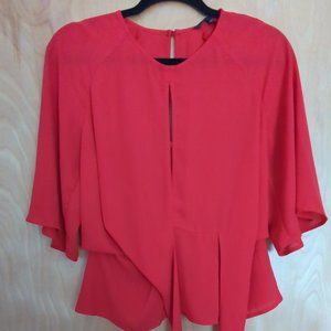 Red 3/4 length lightweight shirt